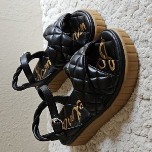 Sam Edelman Black braided sandals